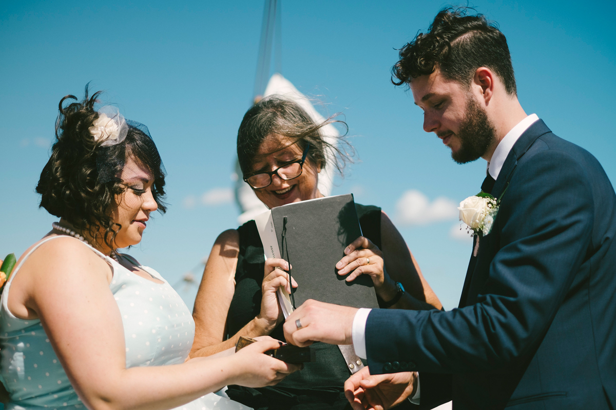 halifax nova scotia tall ship wedding backyard reception