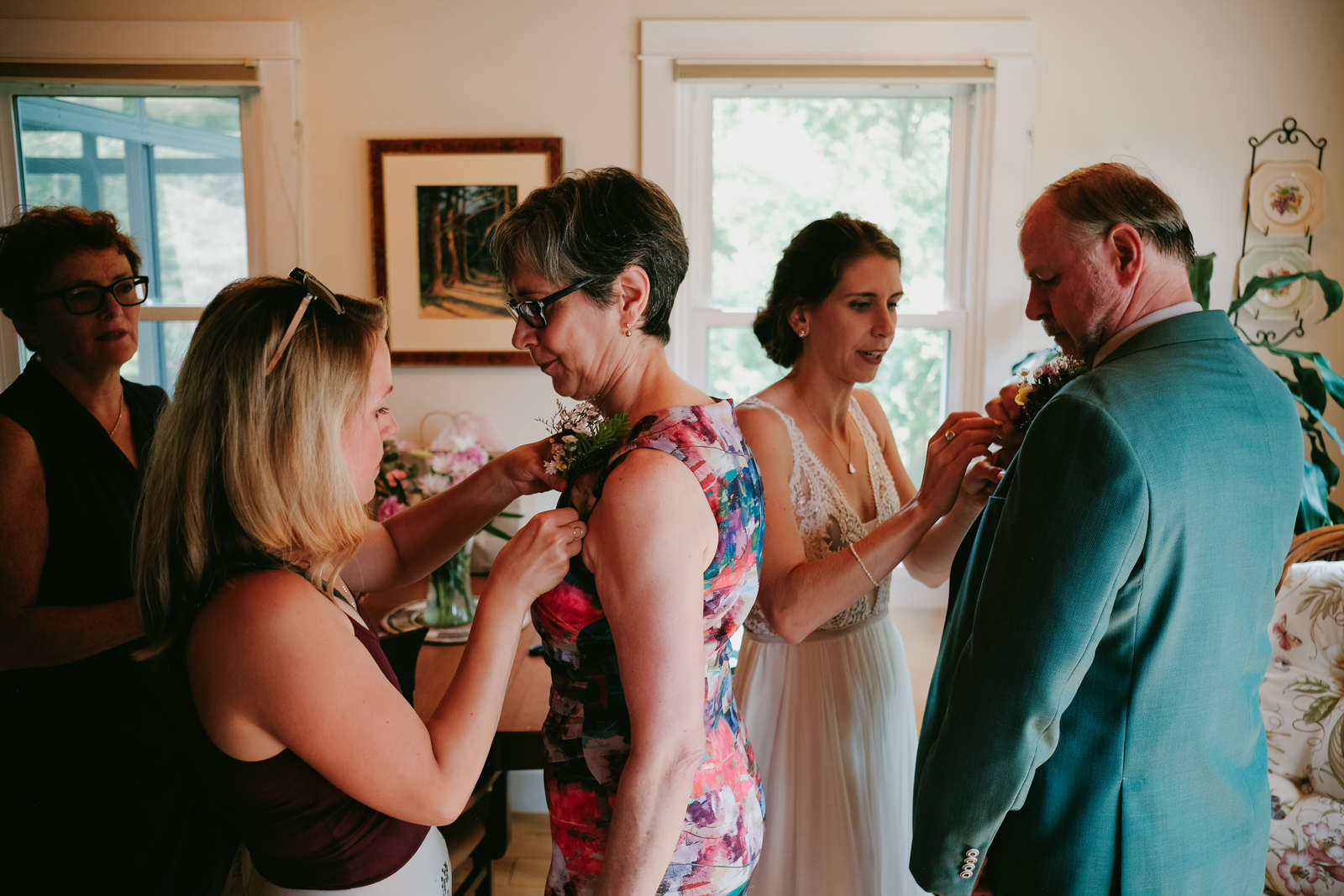 Wolfville gaspereau valley nova scotia Backyard Yurt Wedding