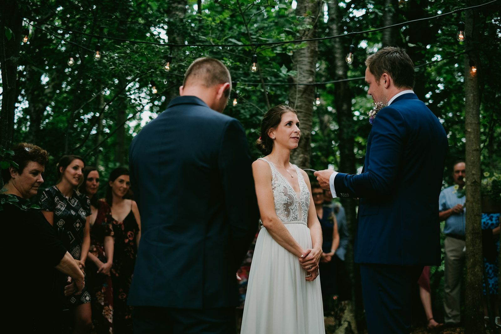 Wolfville gaspereau valley nova scotia Backyard Yurt Wedding