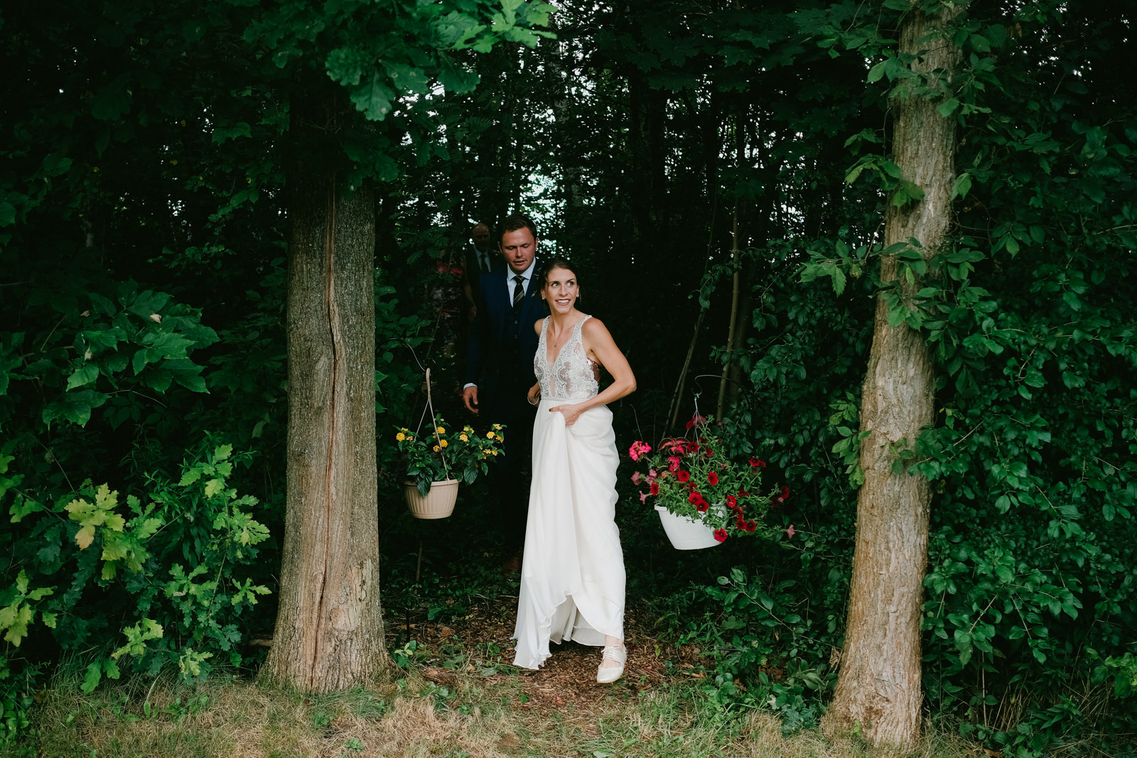 Wolfville gaspereau valley nova scotia Backyard Yurt Wedding