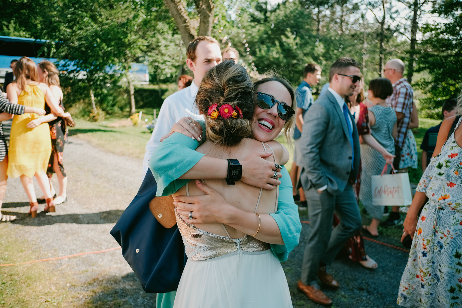 Wolfville gaspereau valley nova scotia Backyard Yurt Wedding