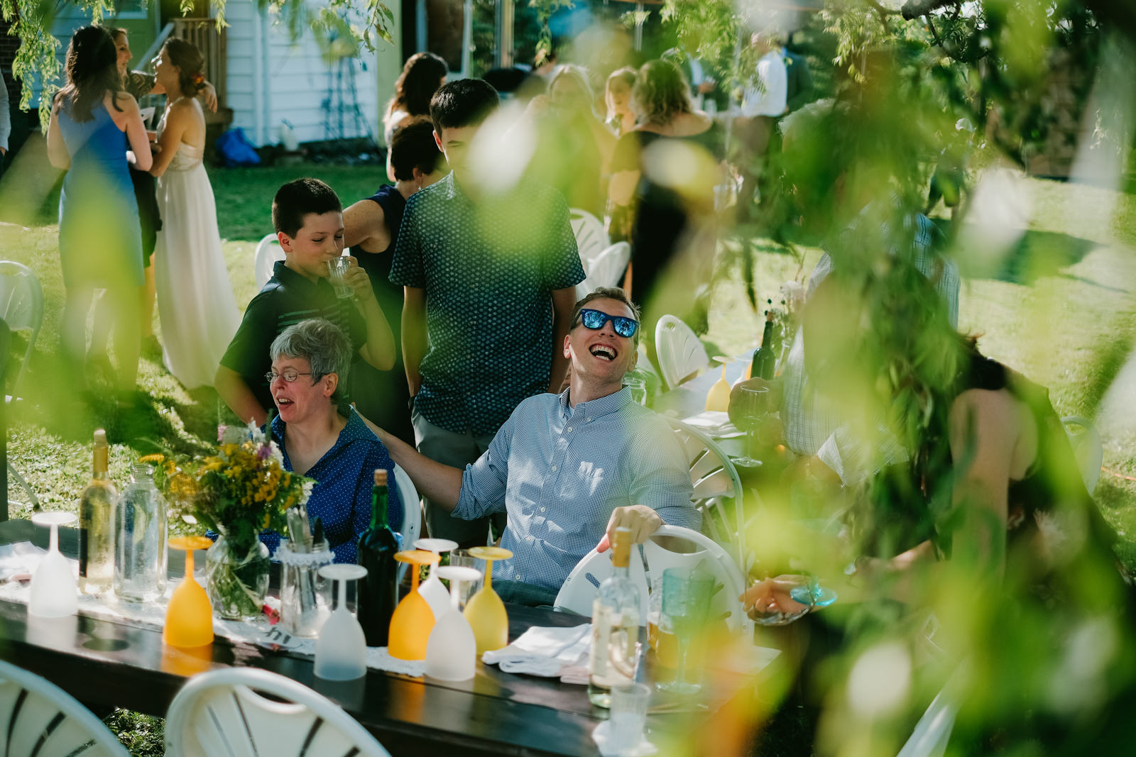 Wolfville gaspereau valley nova scotia Backyard Yurt Wedding