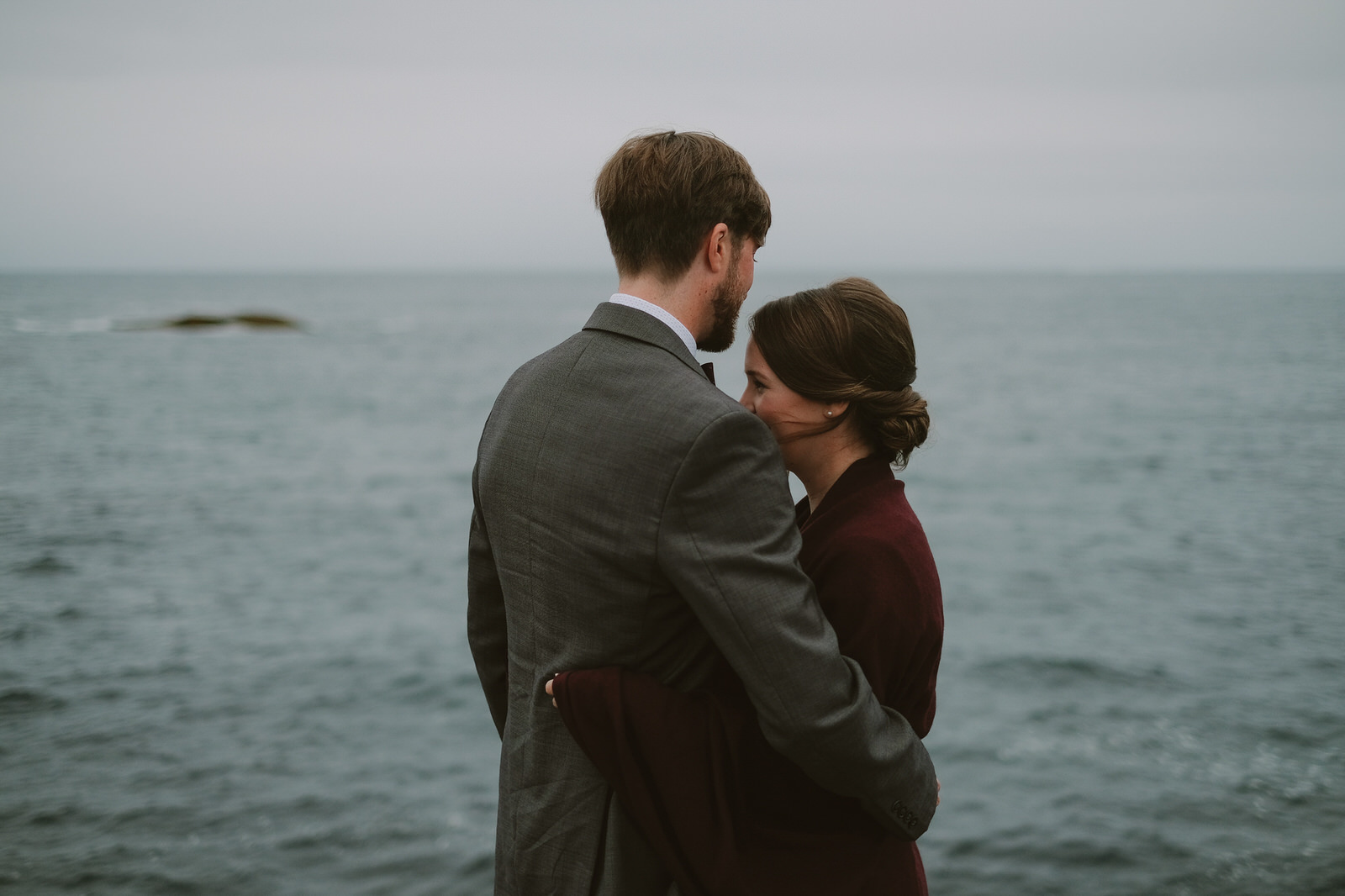 a fall elopement at polly cove nova scotia