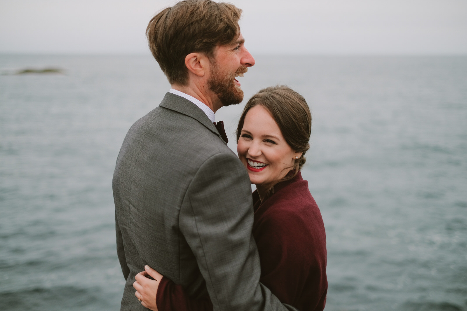 a fall elopement at polly cove nova scotia