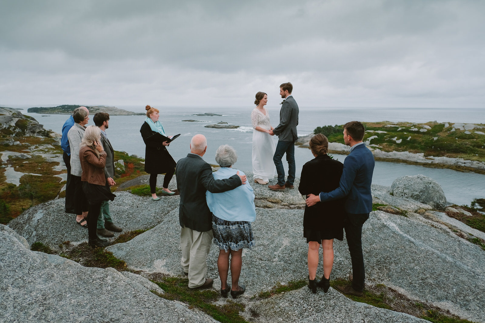 a fall elopement at polly cove nova scotia