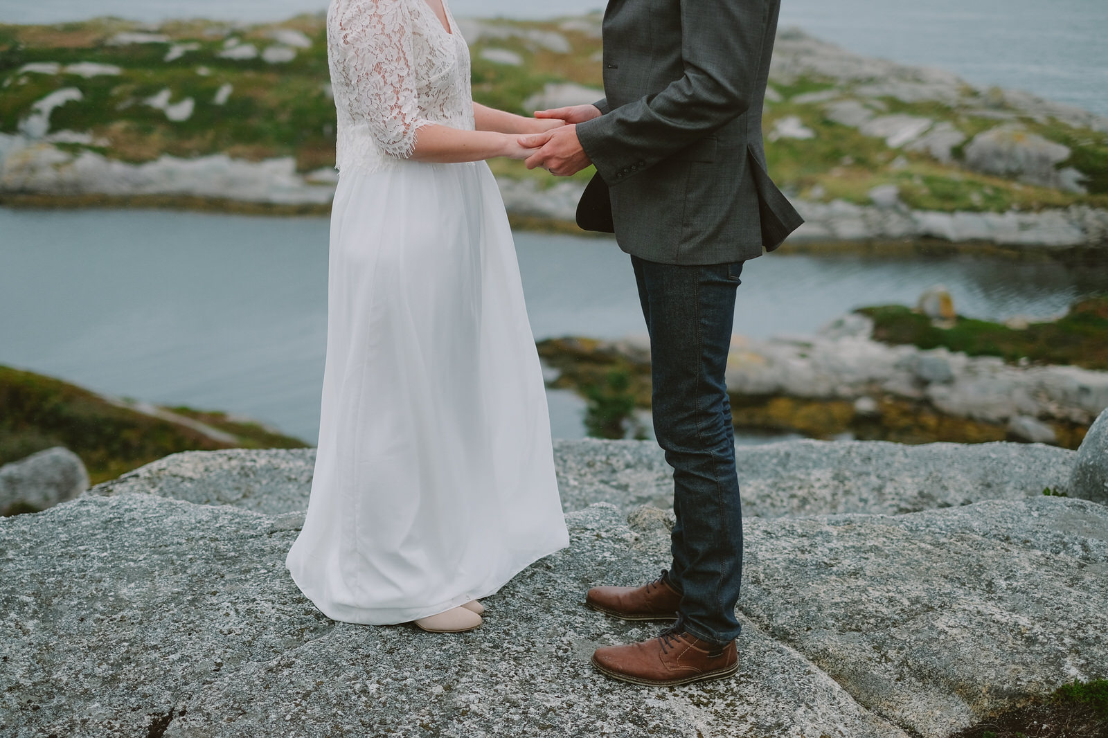 a fall elopement at polly cove nova scotia