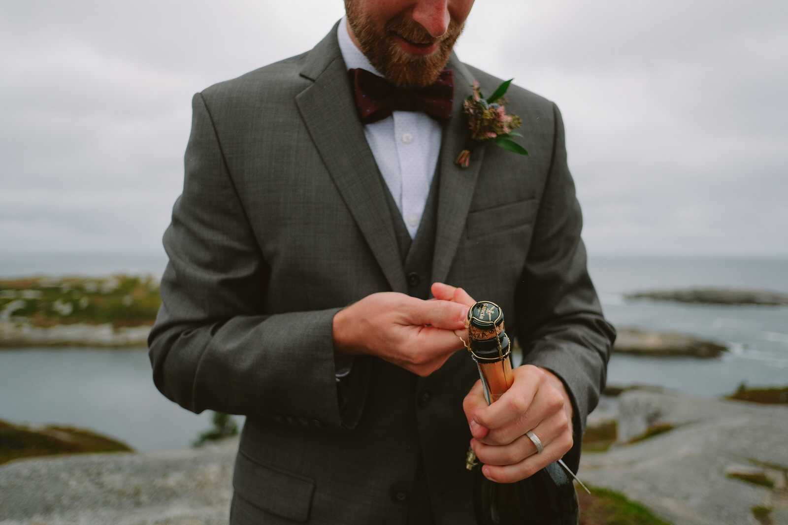 a fall elopement at polly cove nova scotia