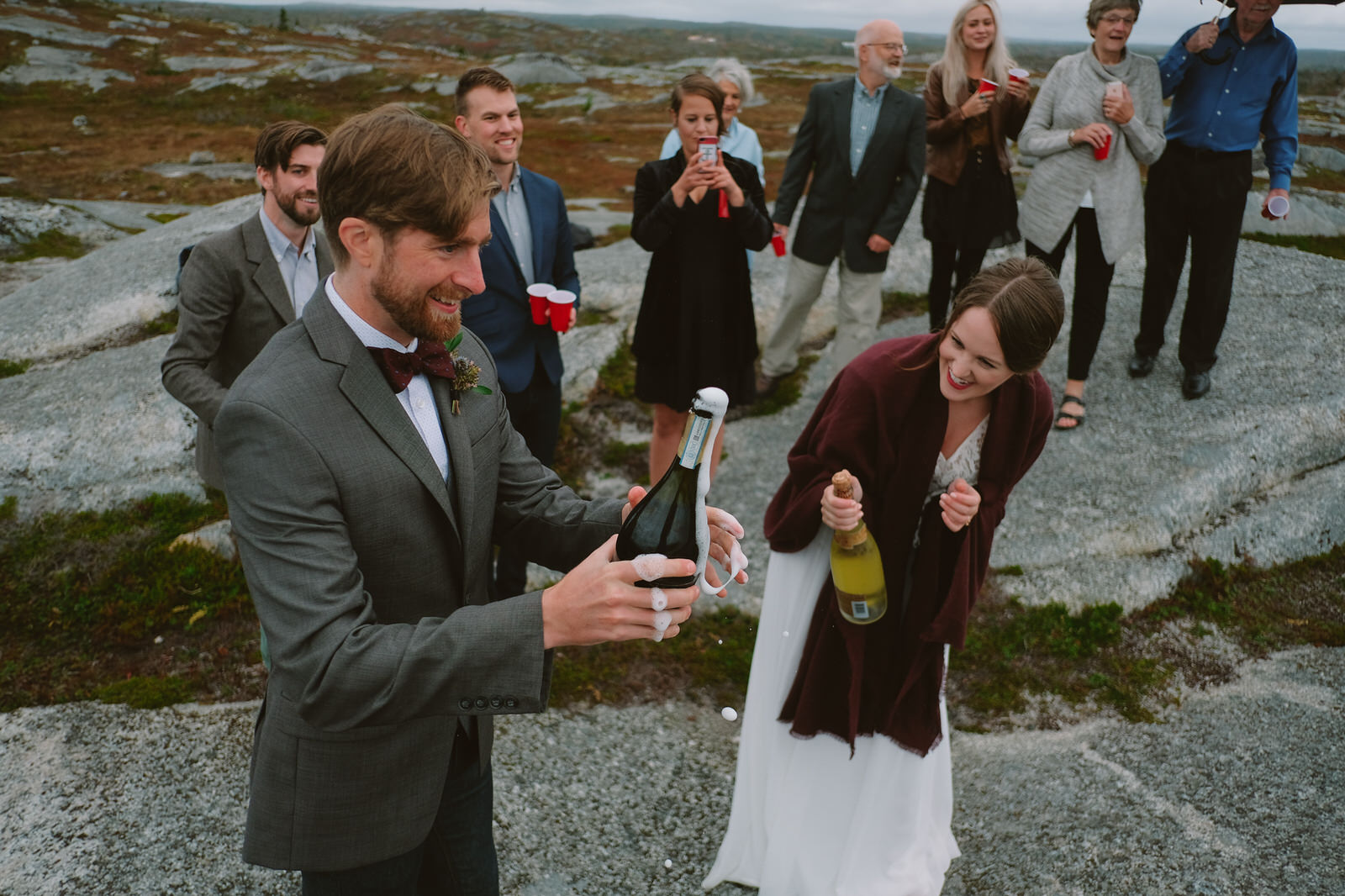 a fall elopement at polly cove nova scotia