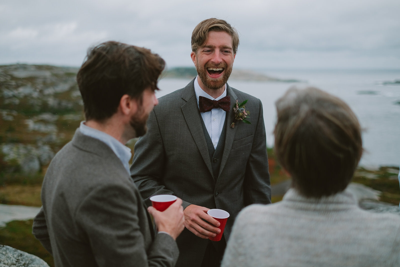 a fall elopement at polly cove nova scotia