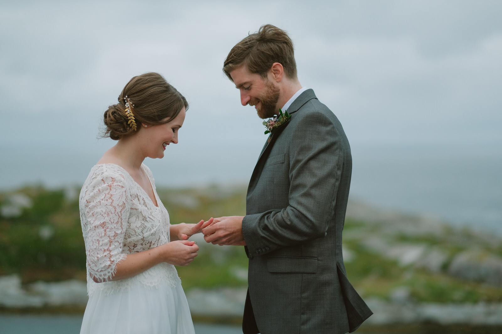 a fall elopement at polly cove nova scotia