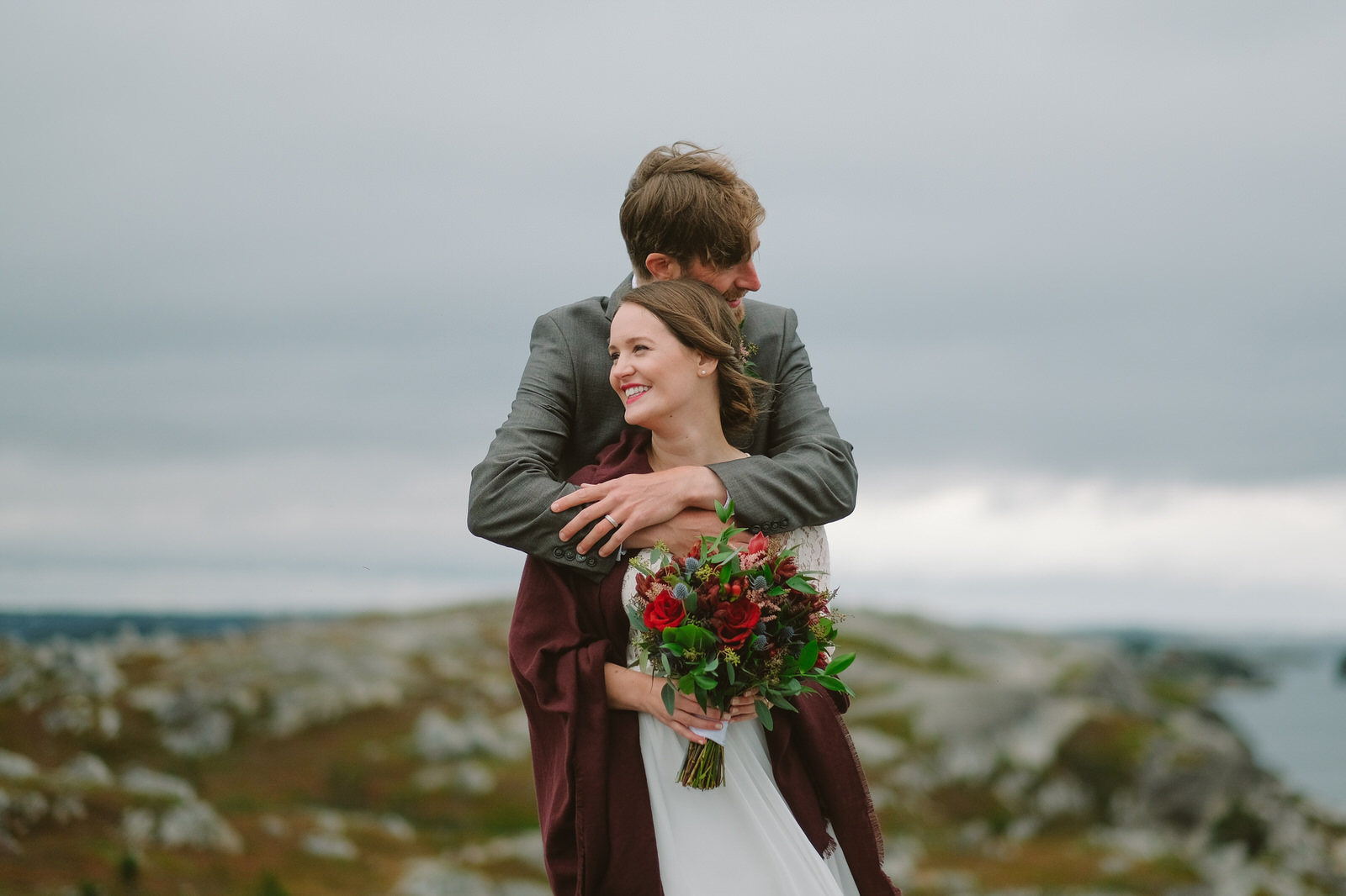 a fall elopement at polly cove nova scotia