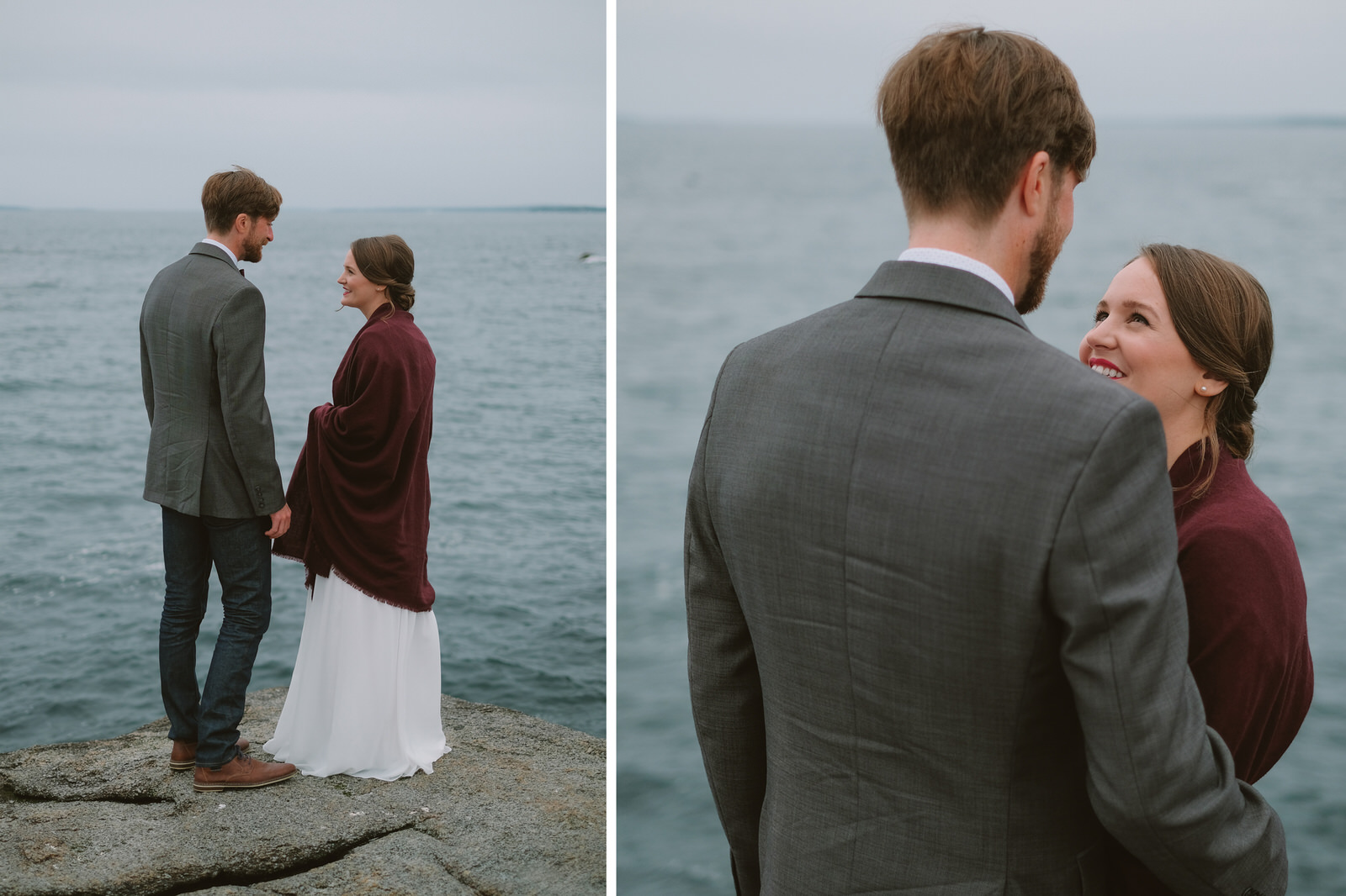 a fall elopement at polly cove nova scotia