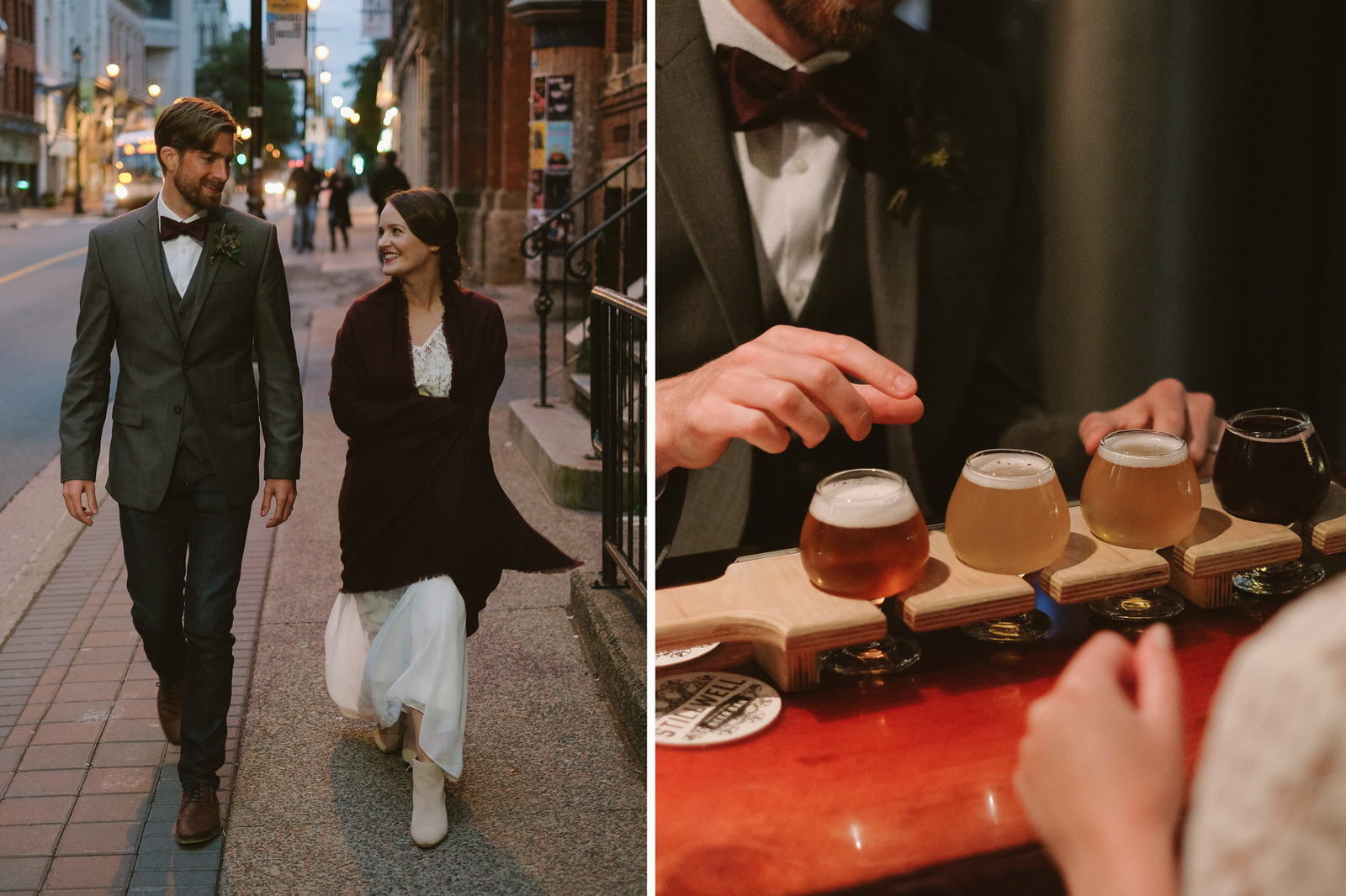 a fall elopement at polly cove nova scotia