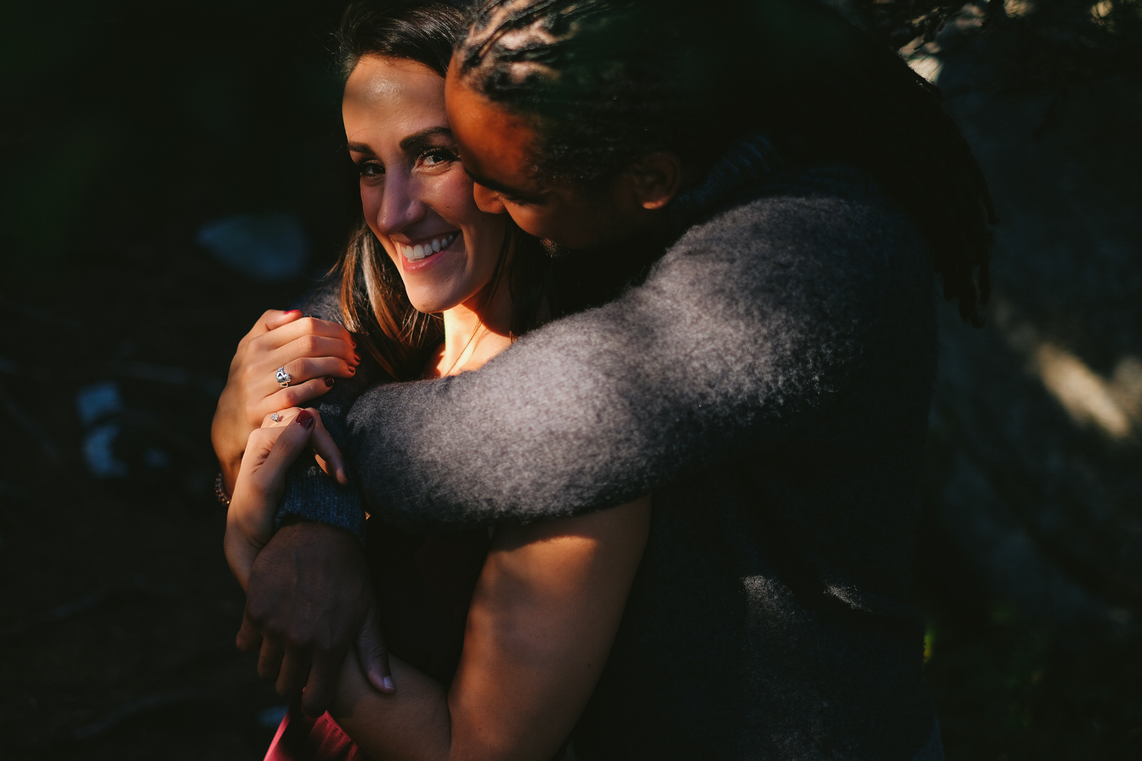 polly cove nova scotia engagement photo session