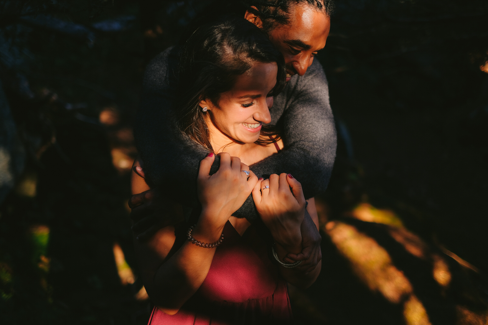 polly cove nova scotia engagement photo session