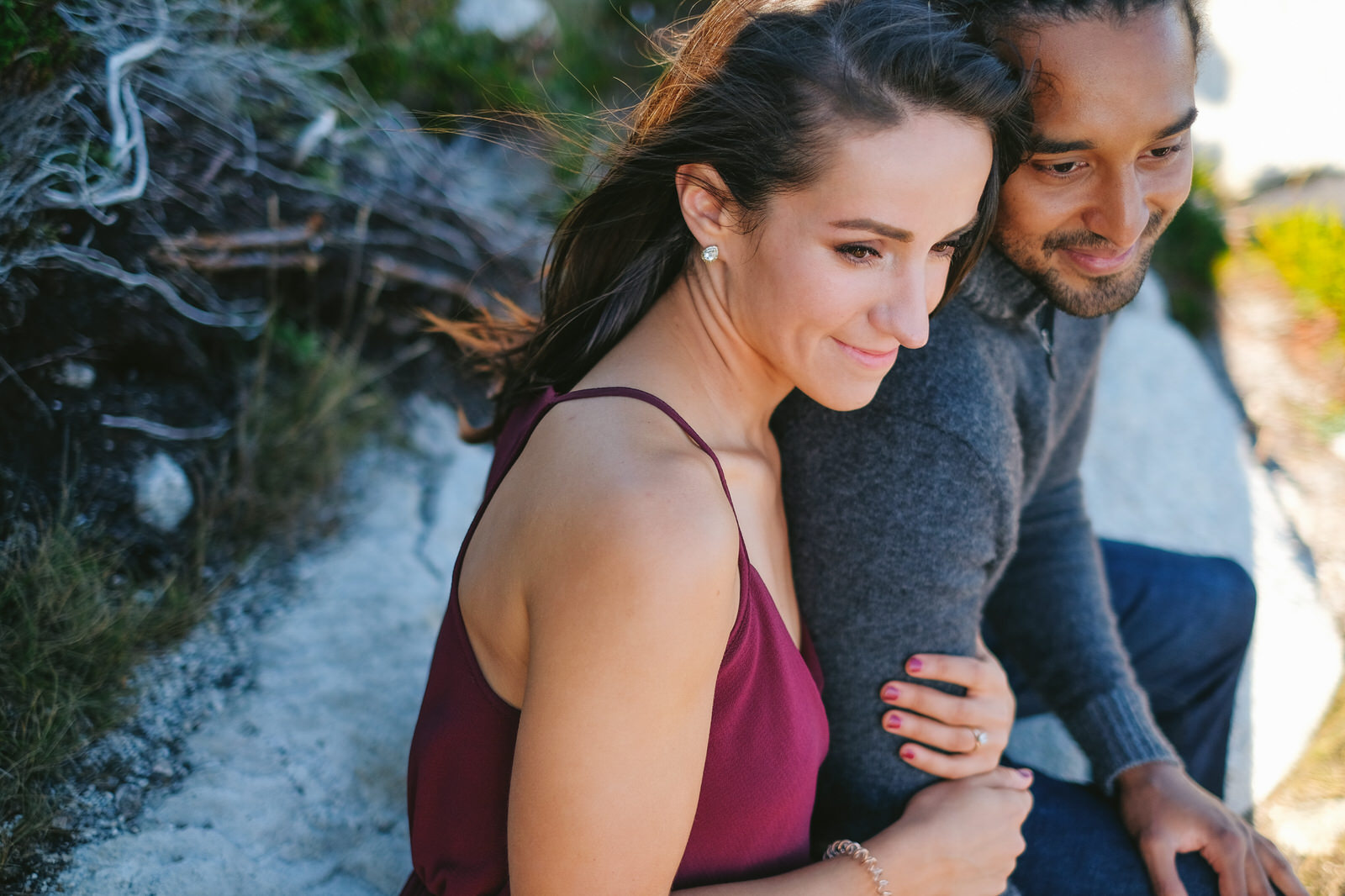 polly cove nova scotia engagement photo session