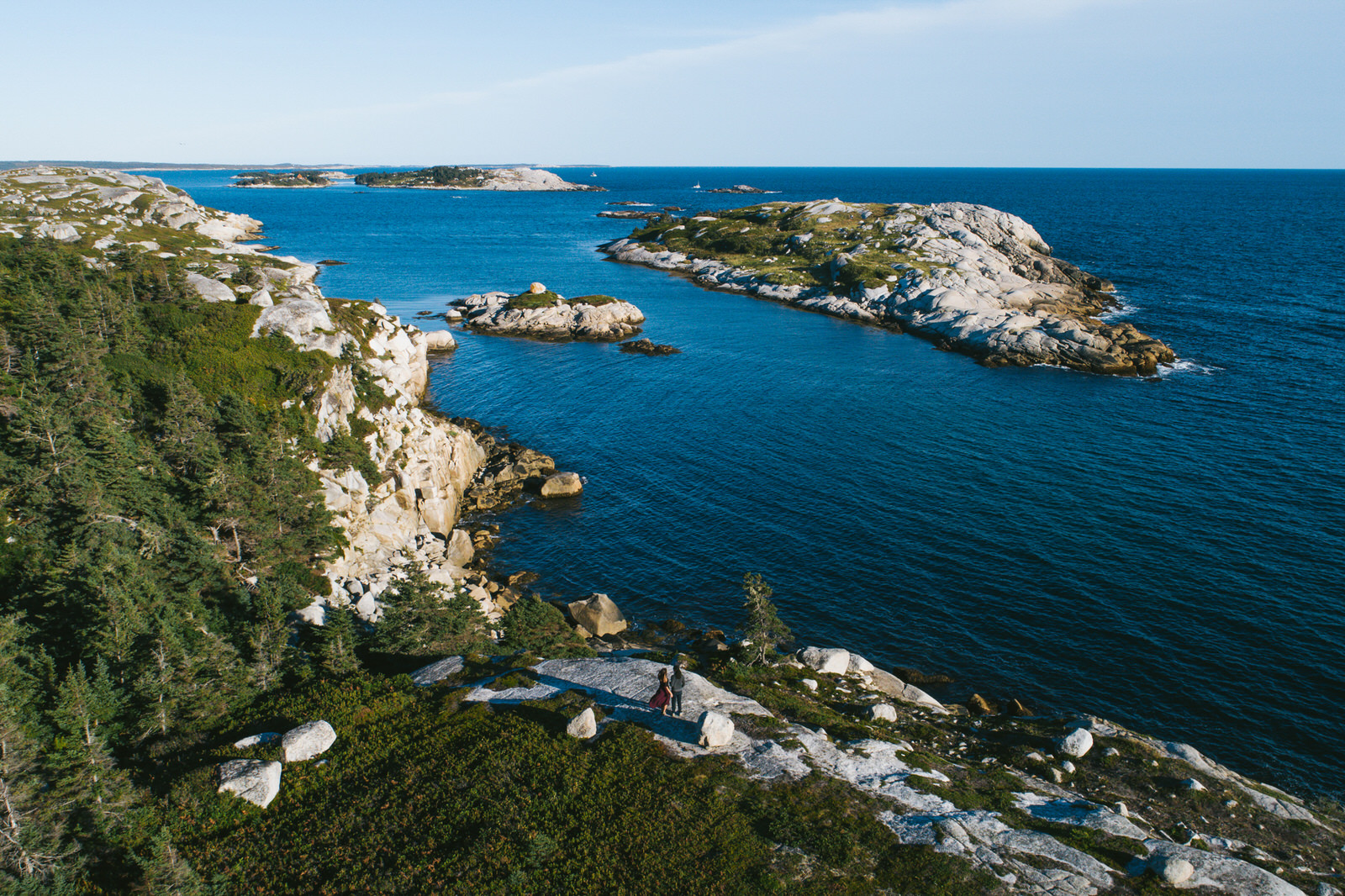 polly cove nova scotia engagement photo session