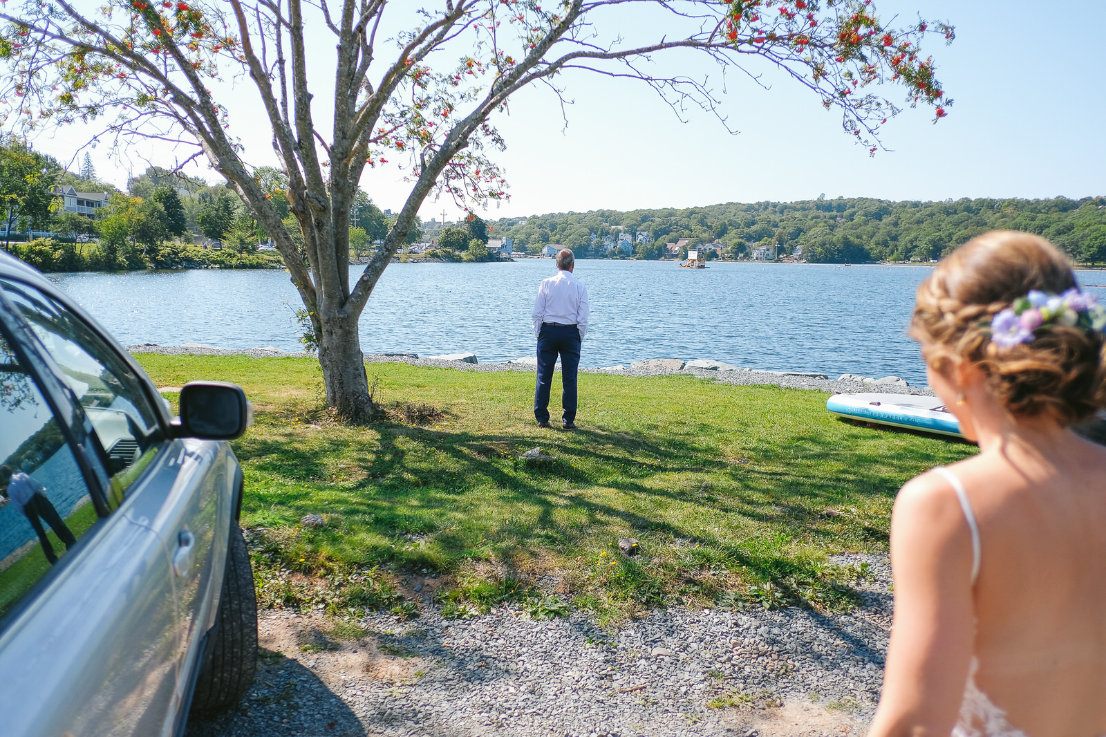 downtown dartmouth nova scotia christ church outdoor wedding