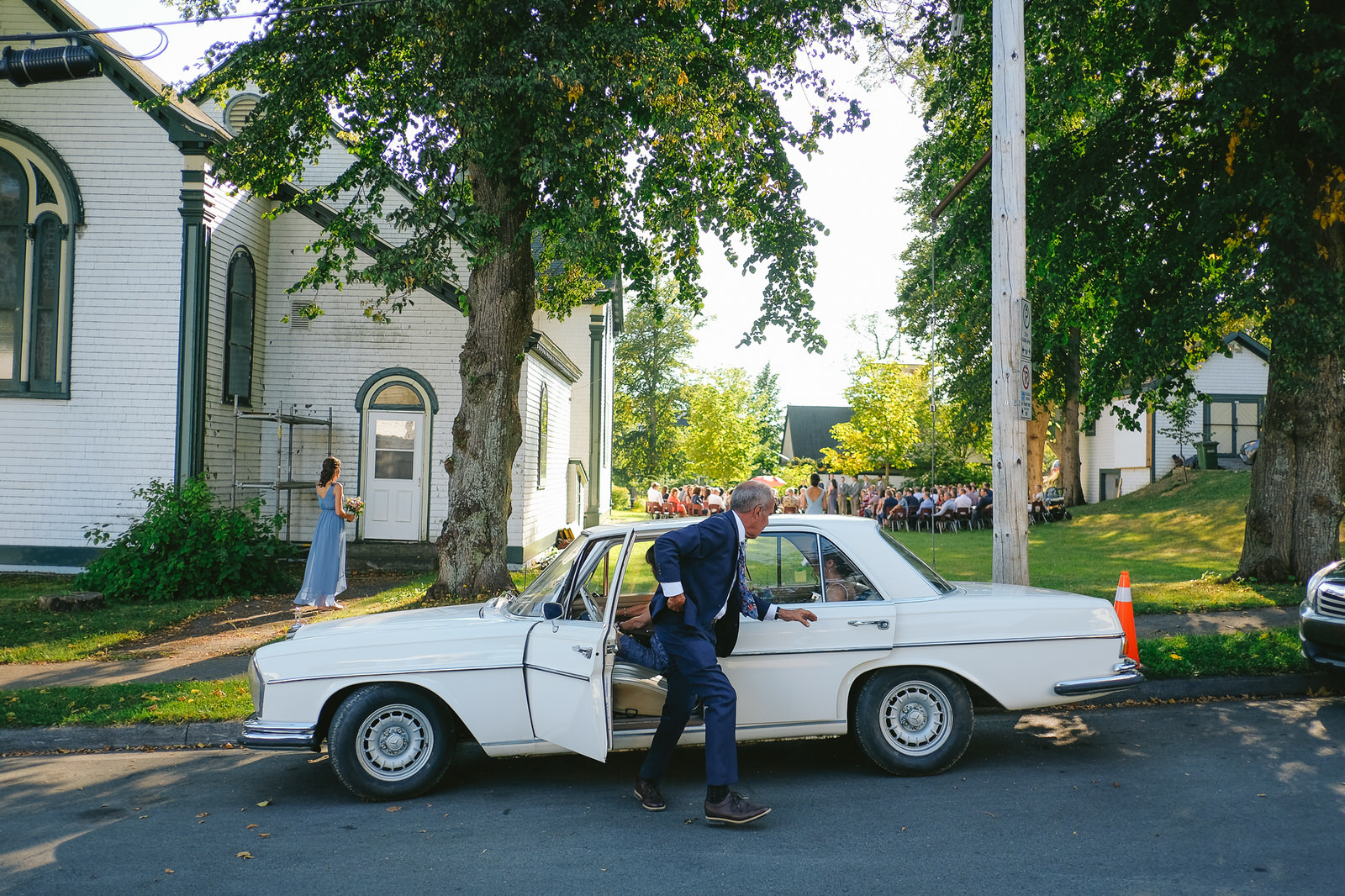 downtown dartmouth nova scotia christ church outdoor wedding