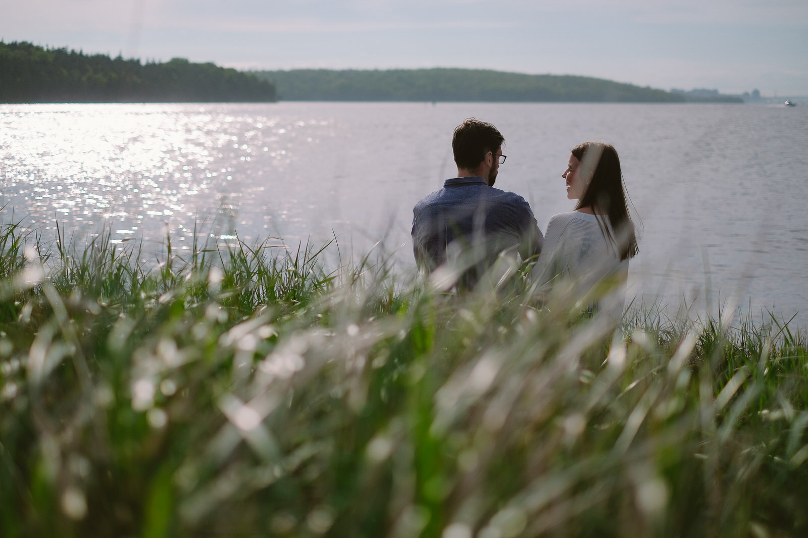 MacCormacks Beach Park eastern passage nova scotia engagement photos