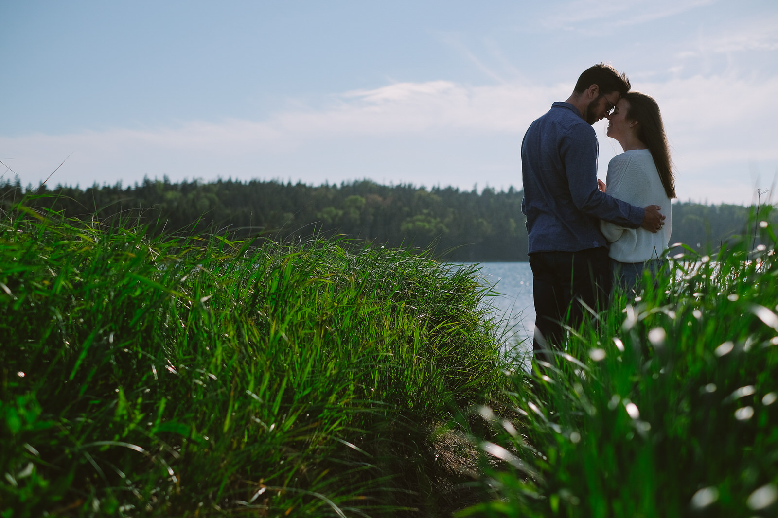 MacCormacks Beach Park eastern passage nova scotia engagement photos