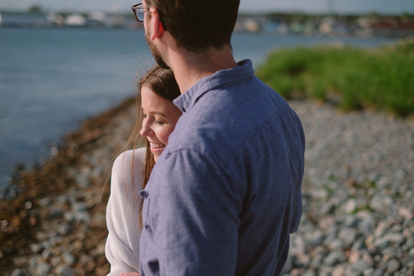 MacCormacks Beach Park eastern passage nova scotia engagement photos