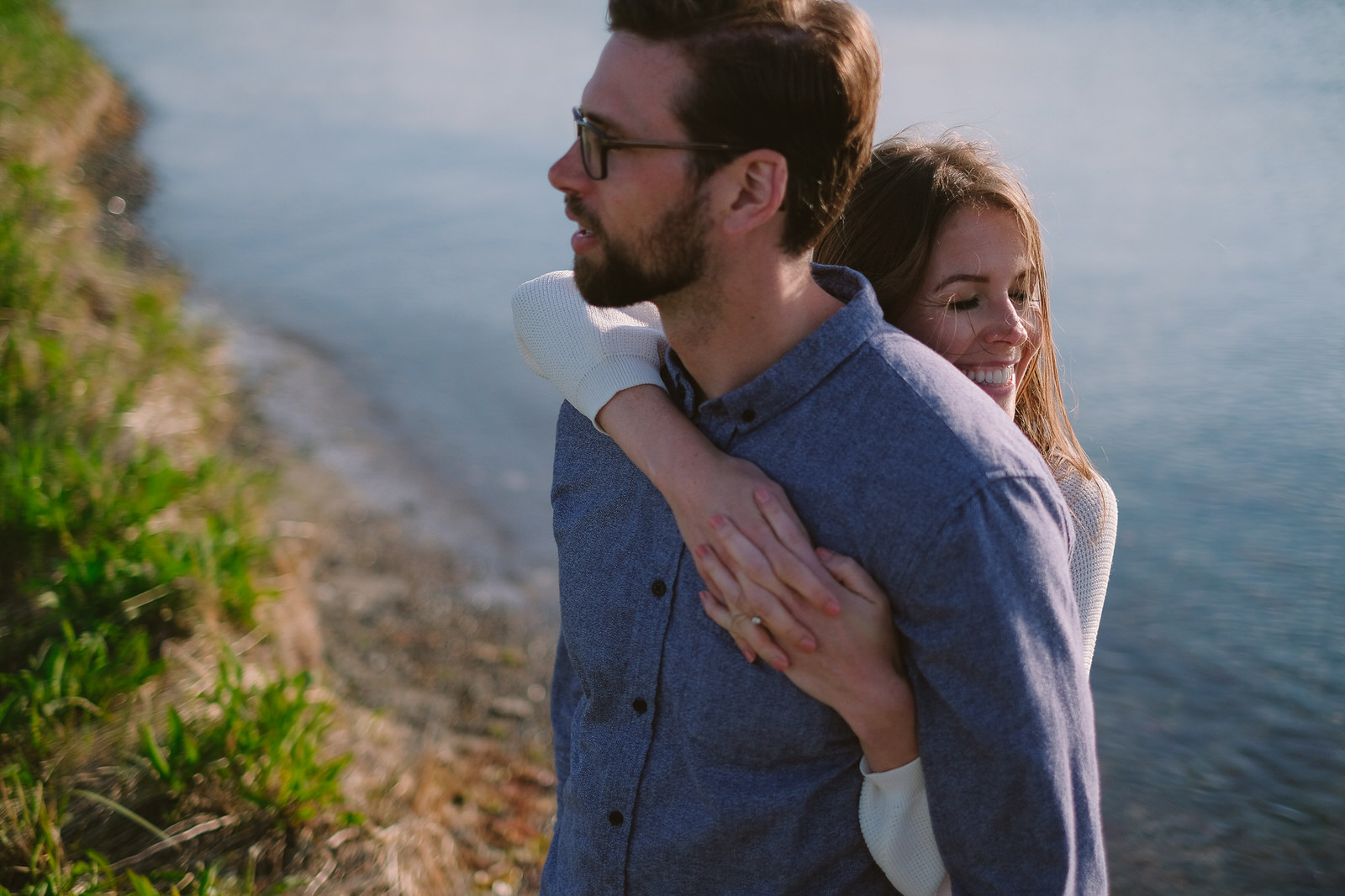 MacCormacks Beach Park eastern passage nova scotia engagement photos