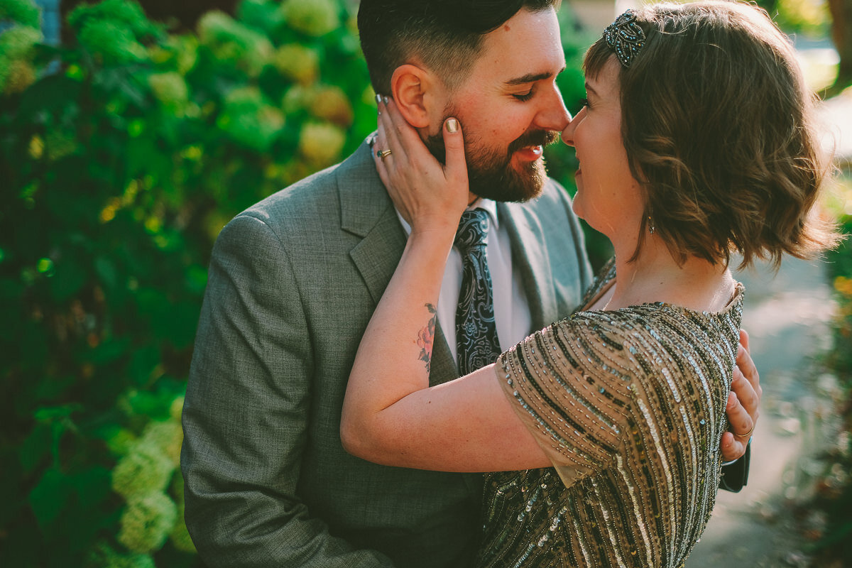  A fall wedding at Sullivan's Pond in Dartmouth, Nova Scotia, followed by a backyard reception. Formal photographs along the Dartmouth Waterfront by Evan McMaster, a Halifax based Wedding Photographer. 