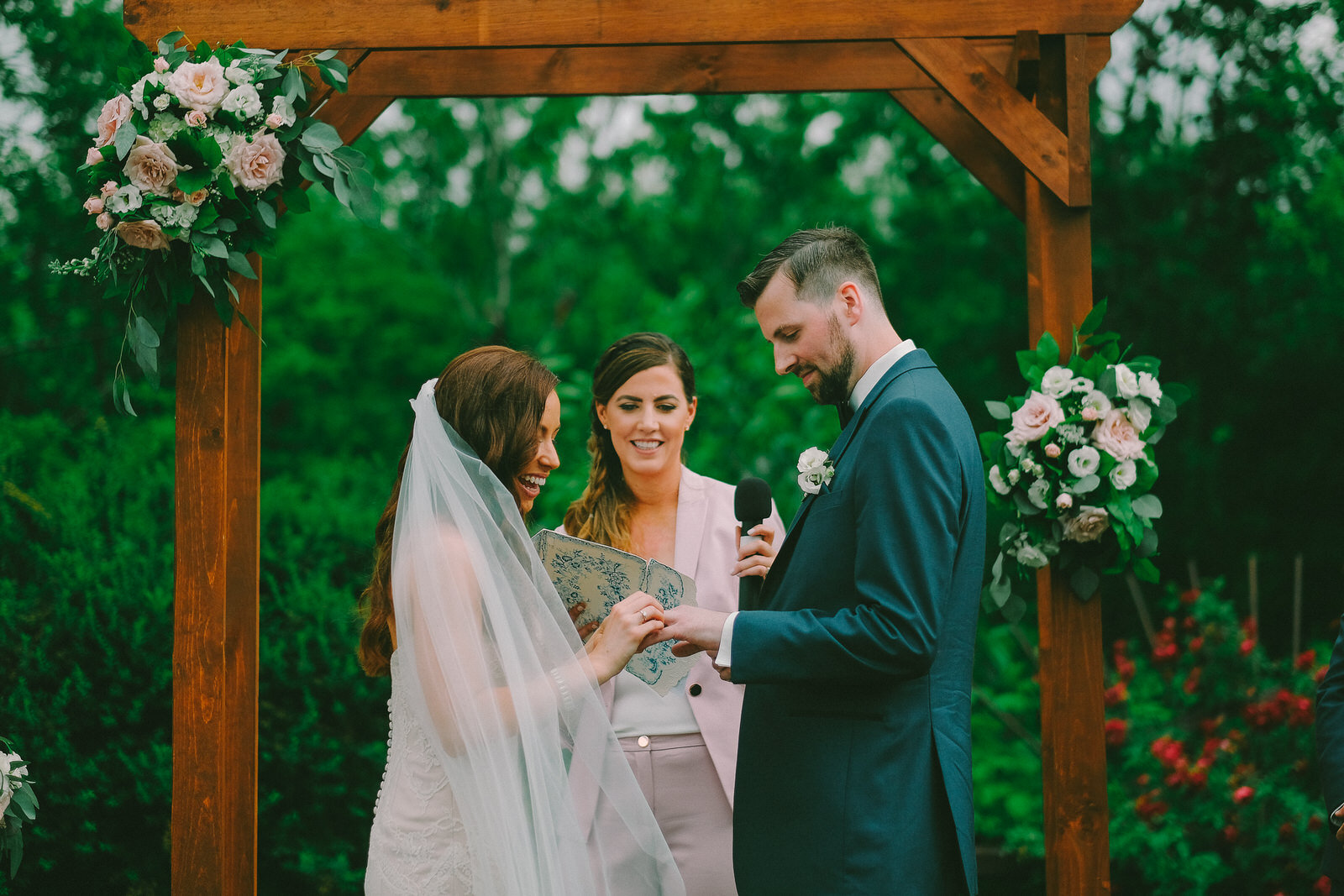  A lovely mid-summer wedding at Sainte-Famille Wines Ltd, located just outside of Windsor Nova Scoita. Candid wedding photographs captured by Halifax based photographer Evan McMaster. 