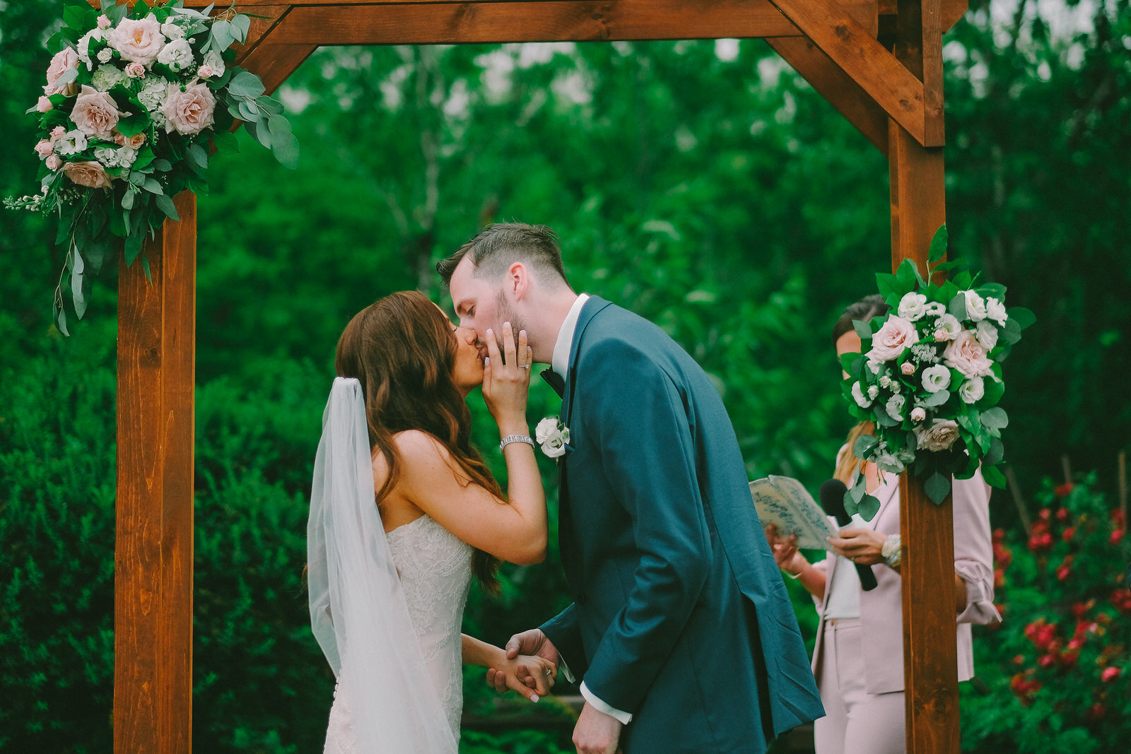  A lovely mid-summer wedding at Sainte-Famille Wines Ltd, located just outside of Windsor Nova Scoita. Candid wedding photographs captured by Halifax based photographer Evan McMaster. 