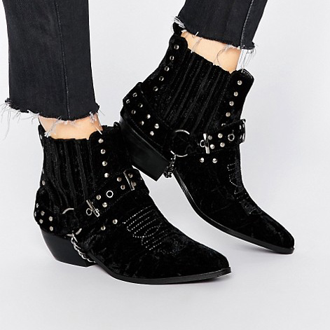 http://shopblackwater.com/collections/shoes/products/yru-laso-bootie-black-velvet