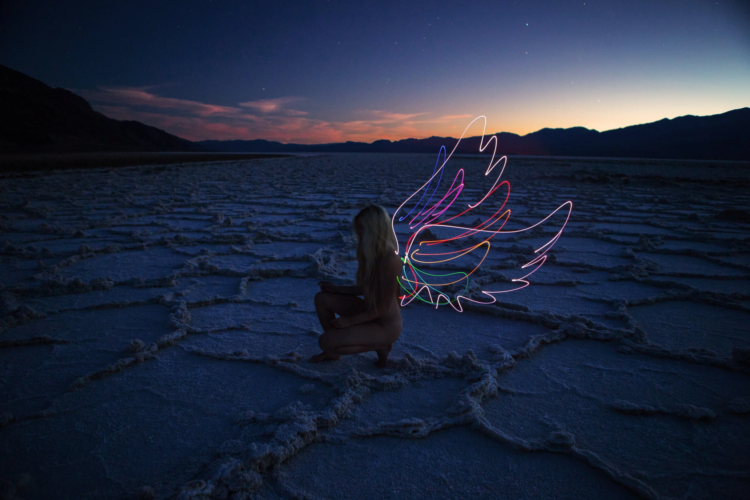 AstroBandit_JordanRose_DariusTwin_DarrenPearson_LightPainting_BadwaterBasin_DeathValley_BlueHour_Angel.jpg