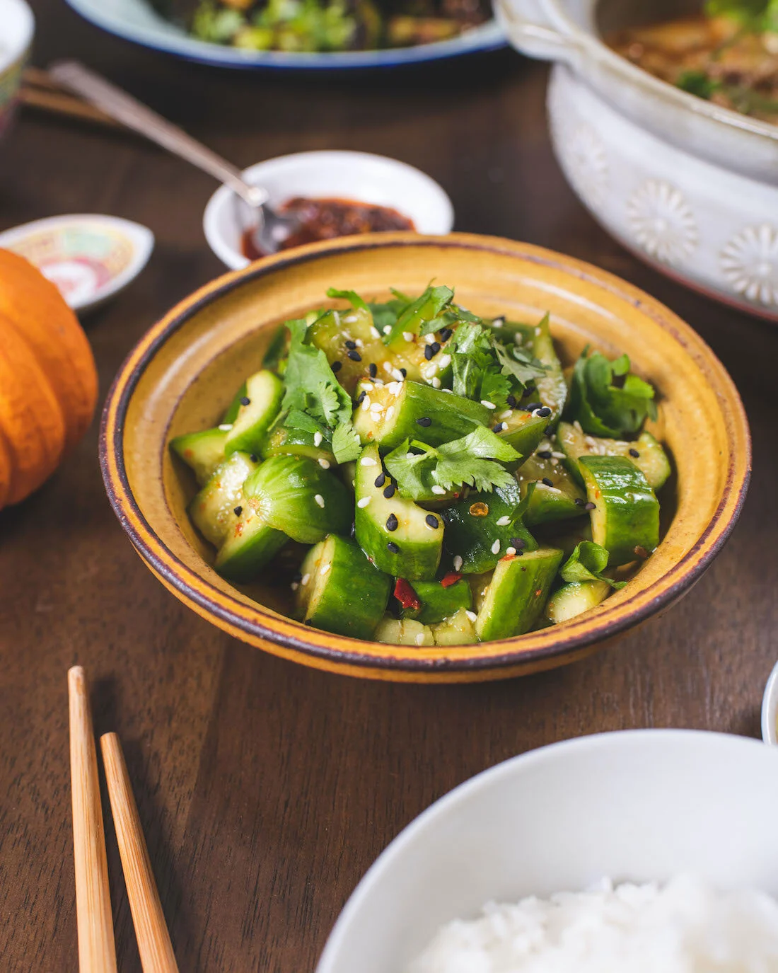 Smacked Cucumber Salad