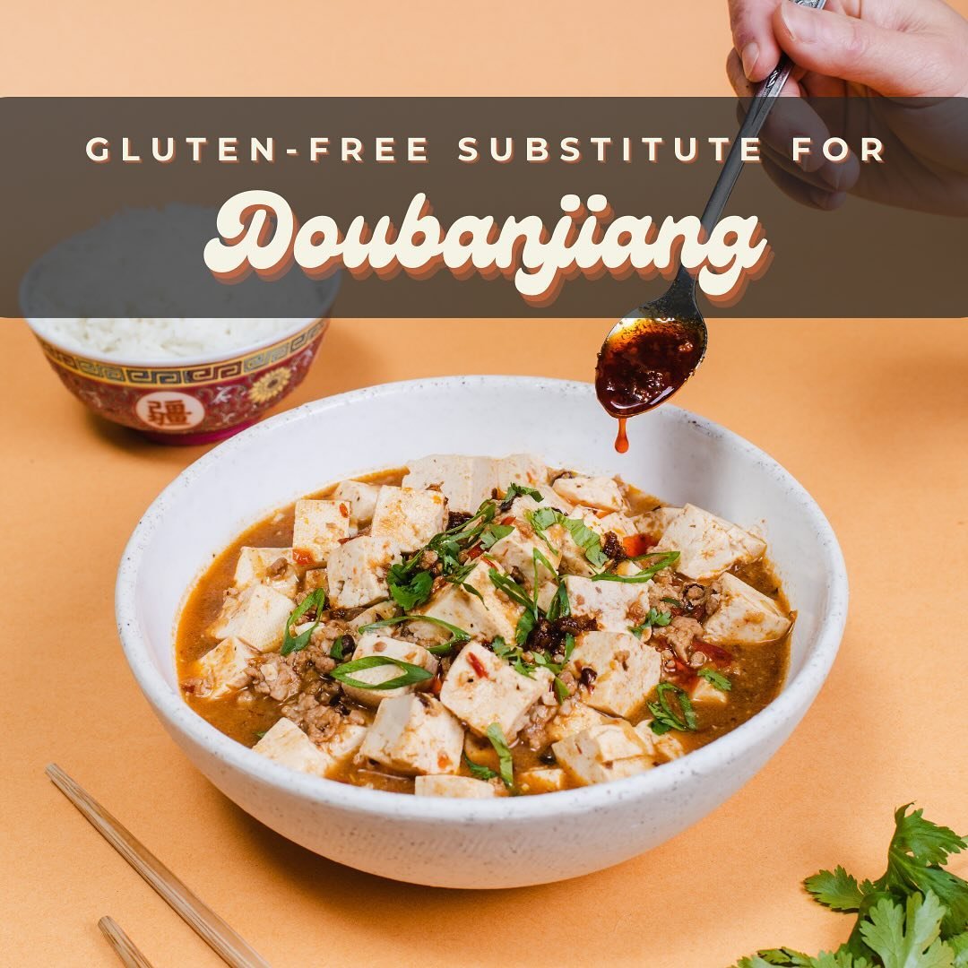 introducing ✨SUBSTITUTES FOR A GF ASIAN PANTRY✨ part 1: doubanjiang 🌶️

from mapo tofu to beef noodle soup, eggplant to green beans, this umami bomb adds spice and depth to countless chinese and taiwanese dishes. it can be hard to find gluten-free s