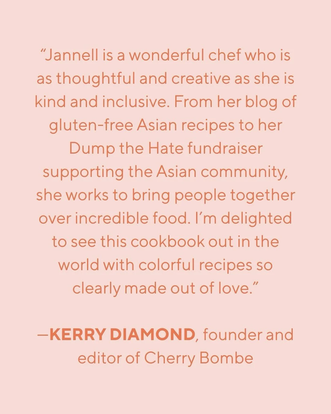 so honoured by this early book love from @kerrybombe @eatchofood @thewoksoflife π₯Ήπ
#mybestfriendisglutenfree is out oct 21 — preorder now through the π in bio and be one of the first to cook from it!