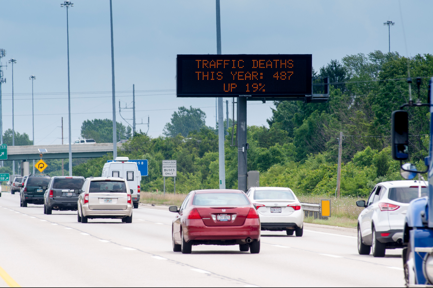 Increase in traffic deaths prompts new road-side messages