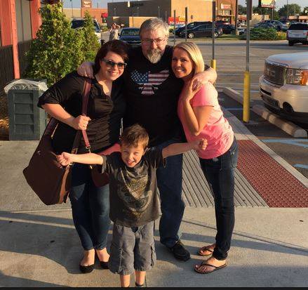 One of our dinner outings