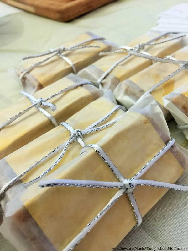 Highland Cream Gold Bar Wedding Favors...