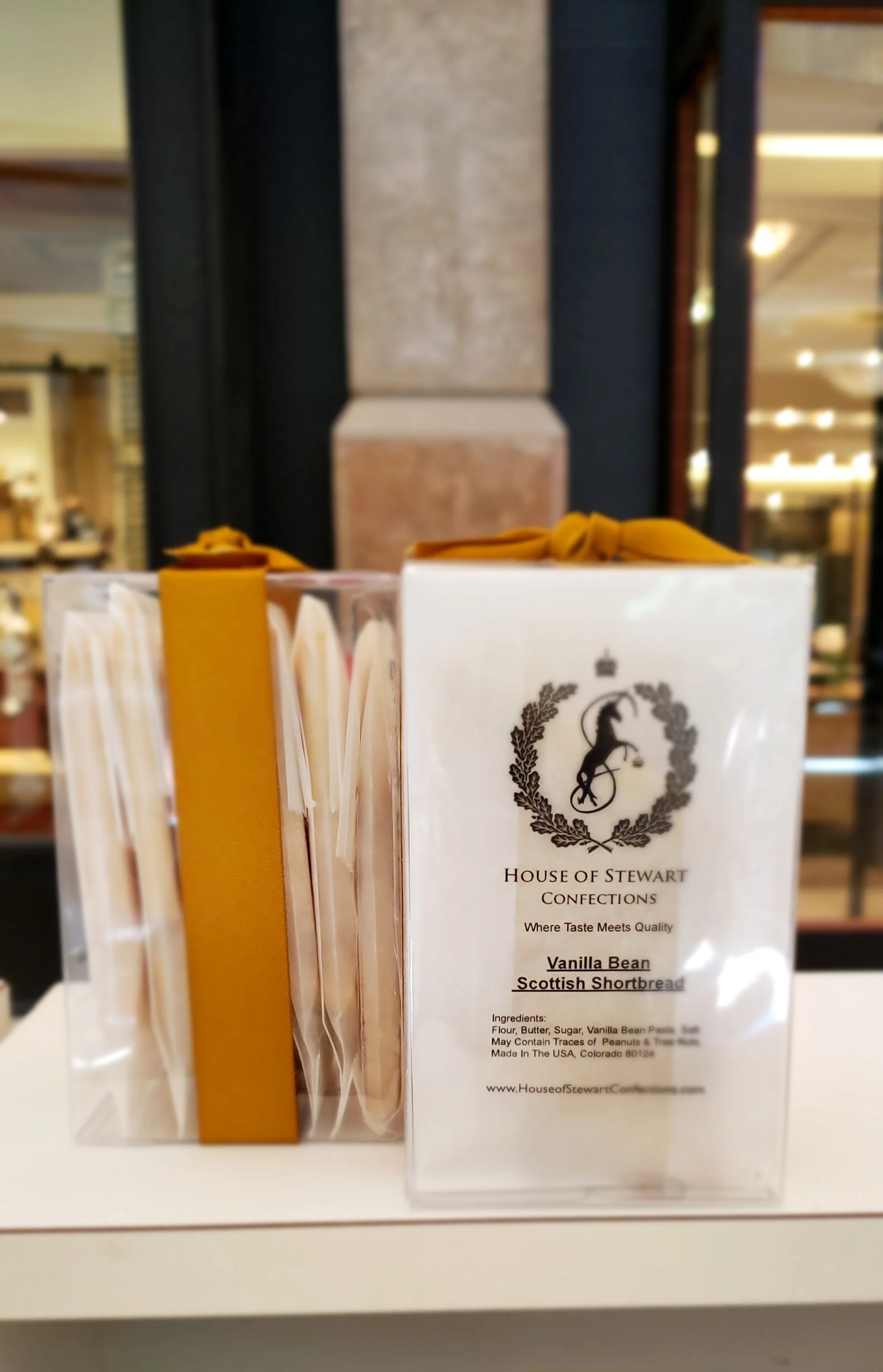 Scottish Shortbread, available in 3 flavors.