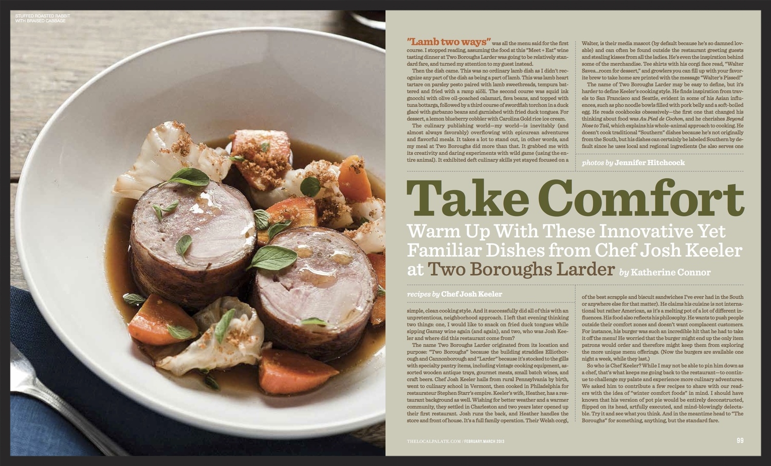 Two Boroughs Larder Feature, The Local Palate / March 2013