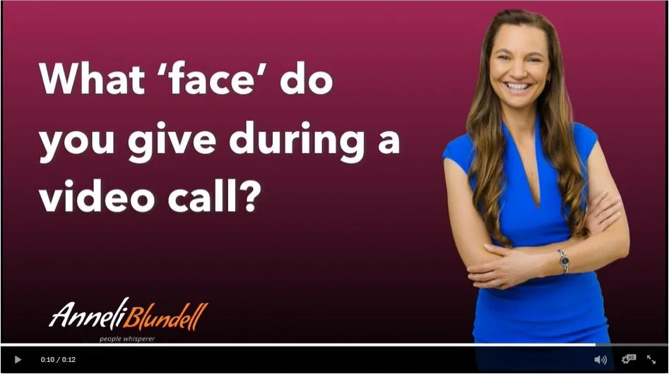 [Video] What 'face' do you give during a video call?