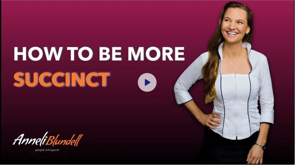 [Video]  How to be more succinct