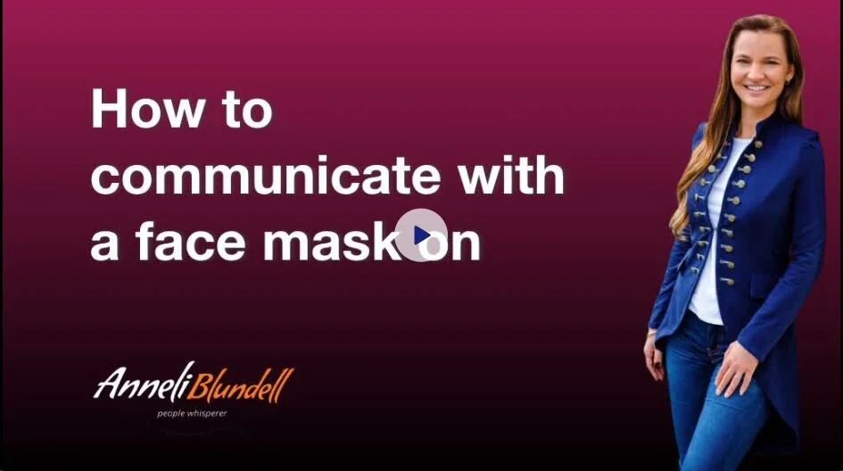 [Video] How to communicate with a face mask on