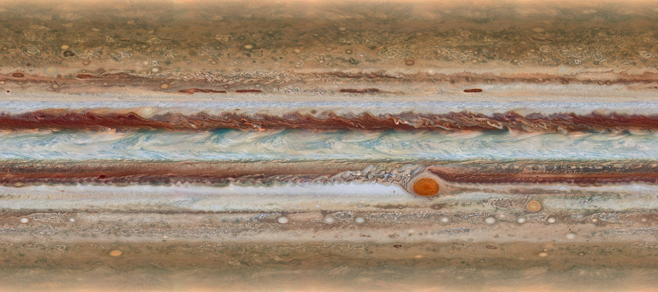 Image credit: NASA, ESA, A. Simon (GSFC), M. Wong (UC Berkeley), and G. Orton (JPL-Caltech)