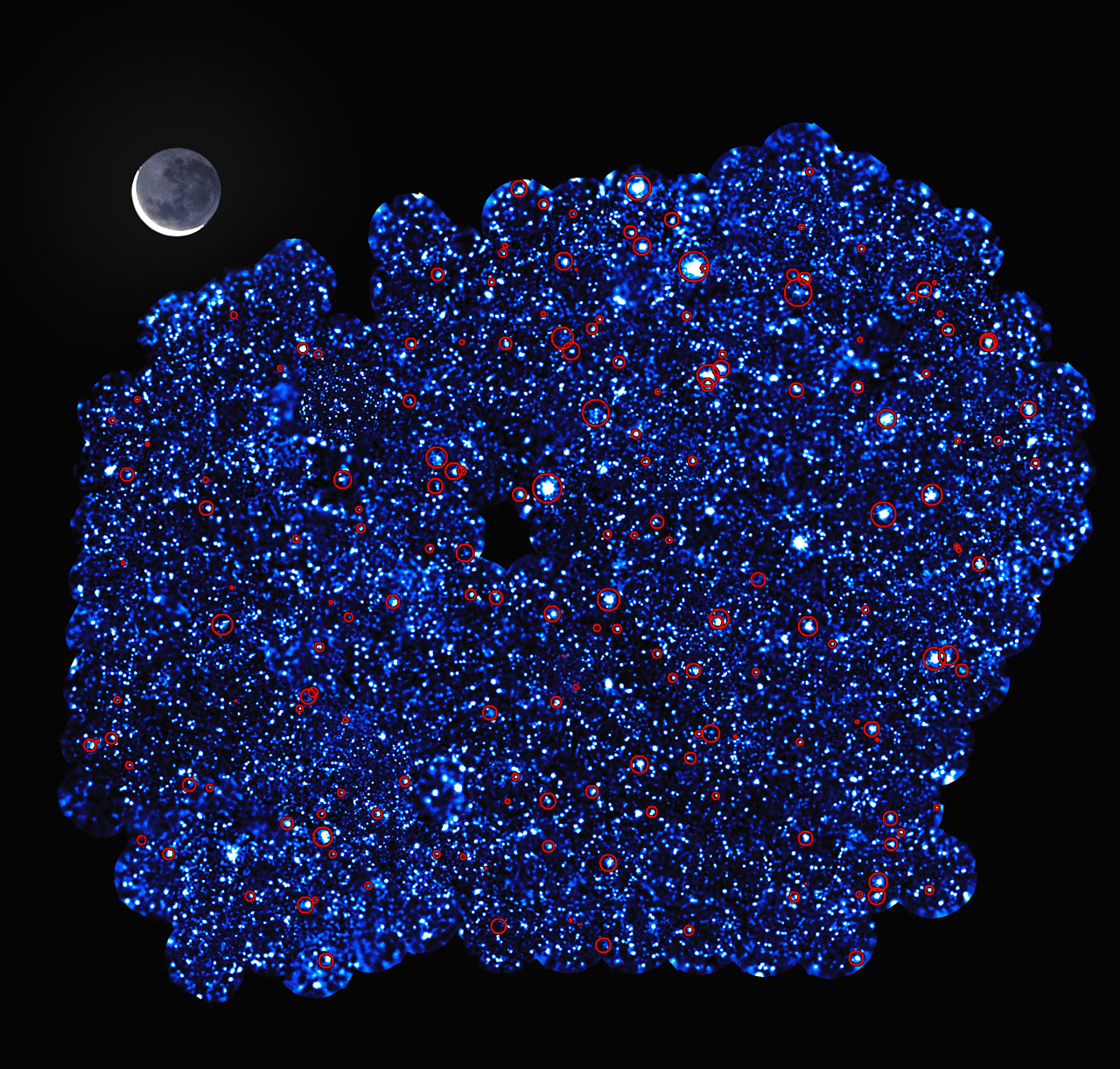 X-ray image of the XXL-South Field - Image Credit: ESO