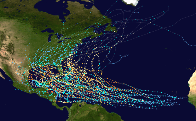Luckily, we have more to go on now than just knowing the tracks of previous named storms - Image Credit: Titoxd