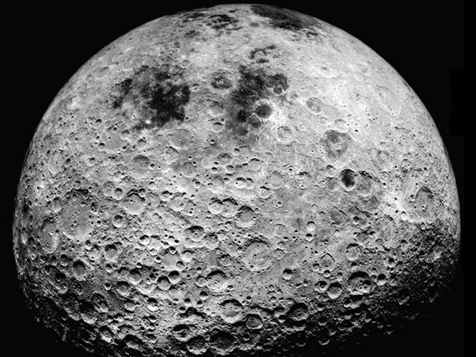 Far side of the moon, as seen from Apollo 16 - Image Credit: NASA