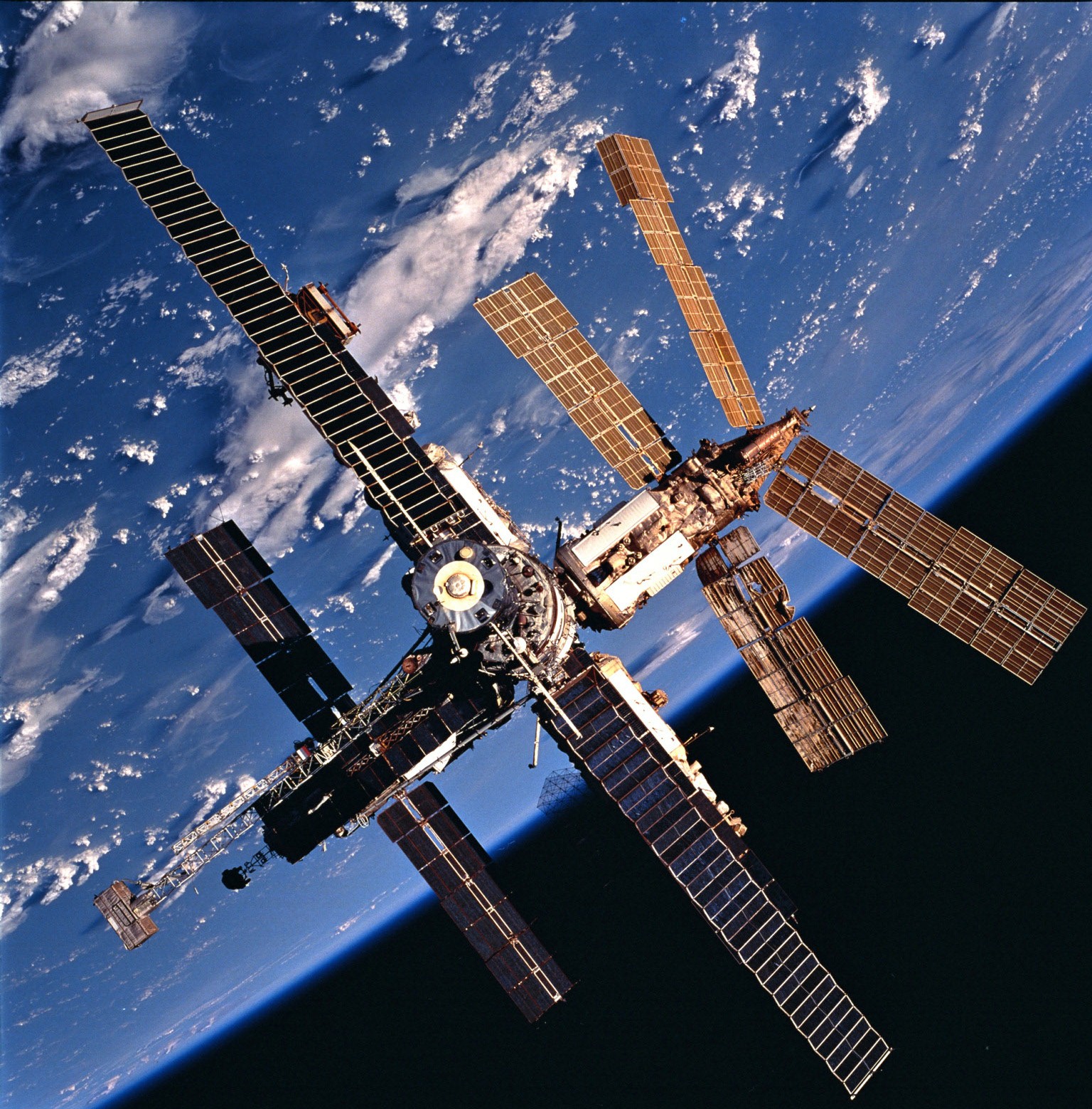 Soviet’s Mir space station in 1986. - Image Credit: NASA/wikimedia