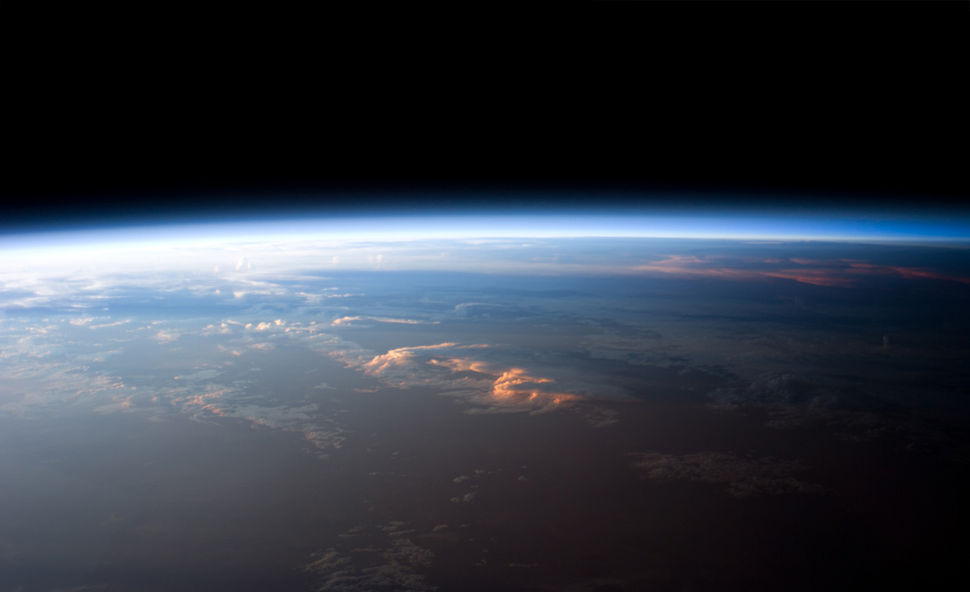 The Earth as seen from space – looks curved from up there. - Image Credit: NASA's Marshall Space Flight Center/ Flickr