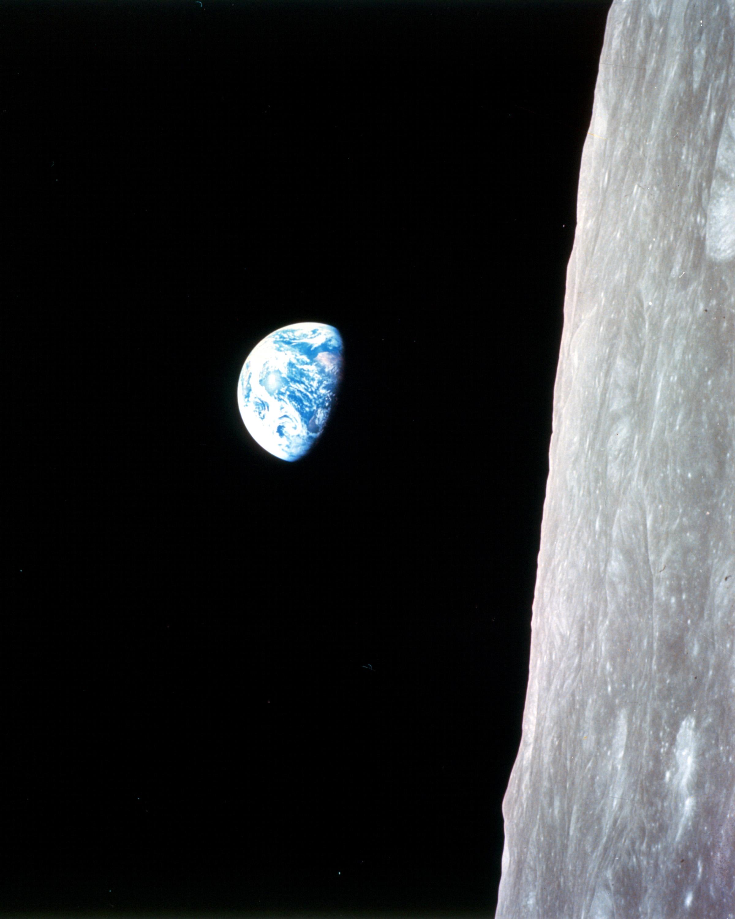 How would people react to mining on the moon? - Image Credit: NASA